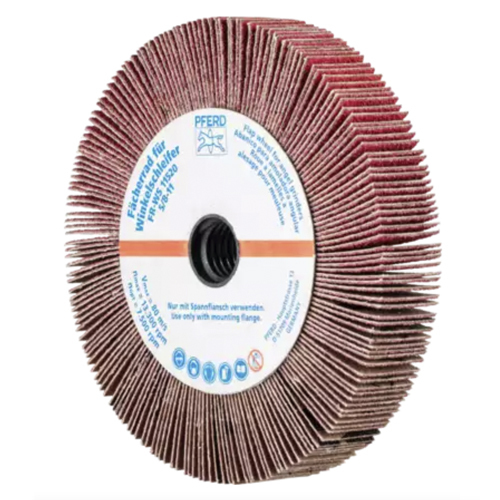 4-1/2" X 5/8" UNMOUNTED FLAP WHEEL - 5/8-11 THREAD - CERAMIC OXIDE - 80 GRIT