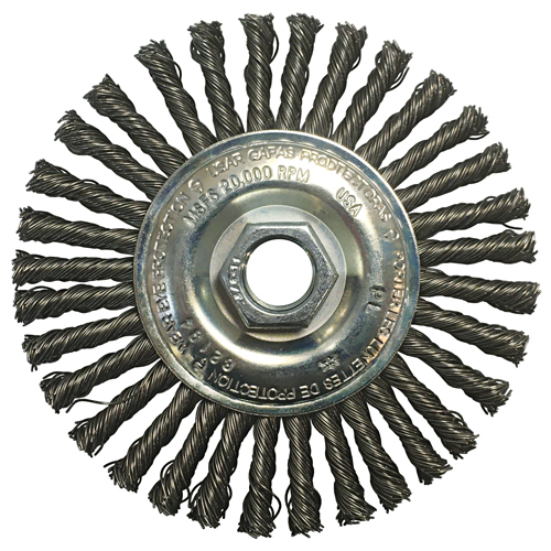 4-1/2" STRINGER BEAD WHEEL - .020 CS WIRE, 5/8-11 THREAD