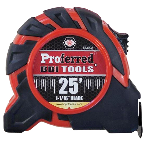 25' X 1 1/16" BLADE PROFERRED TAPE MEASURE