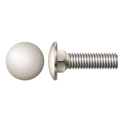 1/2"-13 X 5" CARRIAGE BOLT - 18-8 STAINLESS