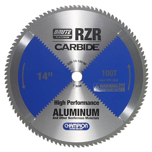 14" X 100 TEETH BRUTE CERMET CIRCULAR SAW  BLADE NON FERROUS