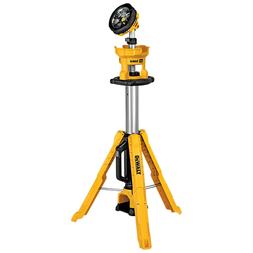 DEWALT 20V MAX* LED WORK LIGHT, TRIPOD BASE (TOOL ONLY)