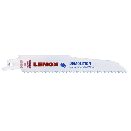 6 X 6 LENOX DEMOLITION RECIP 6066R (2 PK)