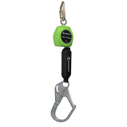 SAFEWAZE LATITUDE 11' SINGLE WEB SRL: CARABINER, REBAR HOOK CLASS 1