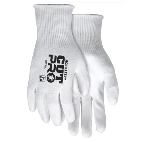 MCR CUT PRO, 15 GAUGE HYPERMAX™ SHELL, POLYURETHANE COATED PALM & FINGERTIPS<p>CUT LEVEL A4</p>LARGE
