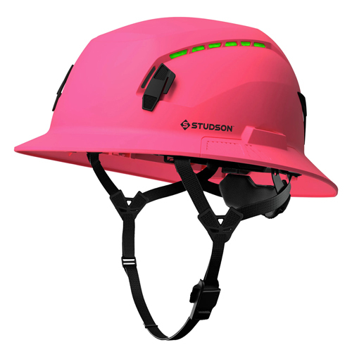 STUDSON SHK-1 VENTED FULL BRIM PINK (ONE SIZE)