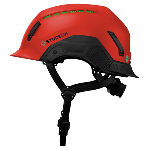 STUDSON SHK-1 VENTED HARD HAT RED L/XL