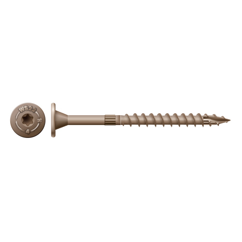 7/32" X 4" SDWS SIMPSON TIMBER SCREW TYPE 17<p>T40 6-LOBE</p><p>DOUBLE BARRIER COATING