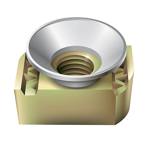 1/4" SPRING CONE NUT - ZINC