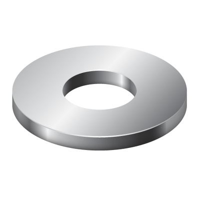 3/8" USS FLAT WASHER MEDIUM CARBON THROUGH HARDENED ZINC 1"OD - .064/.104 THICK<p>USA MADE</p>