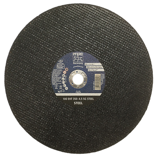 14" X 3/16" CUT-OFF WHEEL, 1" AH - PORTABLE - A 24 R SG