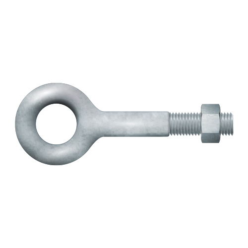 1/2-13 X 6" FORGED EYE BOLT GALVANIZED 3' THREAD W/NUT