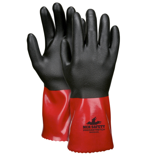 18 GAUGE NYLON SHELL - PVC/NITRILE FULLY COATED GLOVE <p>X-LARGE</p>