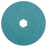 COMBICLICK® FIBER DISC, 5" DIA. - ZIRCONIA ALUMINA Z, 50 GRIT