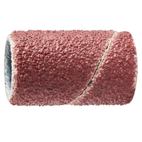 3/8" X 3/4" SPIRAL BAND - CYLINDRICAL TYPE, ALUMINUM OXIDE 80 GRIT