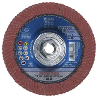 Flap Disc, 5? x 5/8-11, A SGP CURVE ALU, 40 Grit, Large Radius, Aluminum oxide