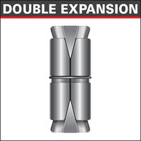DOUBLE EXPANSION ANCHORS