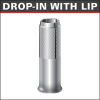 DROP-IN ANCHORS LIP - Z