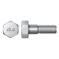 M12-1.75 X 60MM HEX HEAD BOLT CLASS 10.9 ZINC