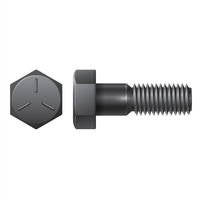 1"-8 X 2 HEX HEAD CAP SCREW GRADE 5 PLAIN