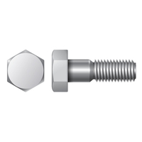 1"-8 X 14" HEX HEAD CAP SCREW GRADE 5 ZINC