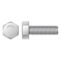 3/8"-16 X 1-3/4" HEX HEAD TAP BOLT - A307 ZINC