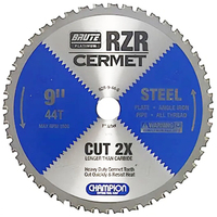 9" X 44 TEETH BRUTE CERMET CIRCULAR SAW BLADE-STEEL