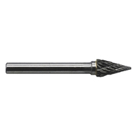 SL-3 CONE SHAPED 14 DEGREE CARBIDE BUR DOUBLE CUT COATED - CHAMPION