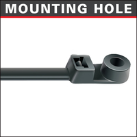 CABLE TIES WITH MOUNTING HOLES
