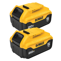 DEWALT 20V MAX XR 5.0AH 2 PACK BATTERIES