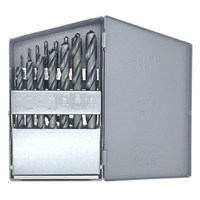 15 PC DRILL INDEX 135 DEG HSS JOBBERS 1/16 TO 1/2 BY 1/32