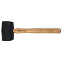 PROFERRED RUBBER MALLET (16OZ) WOOD HANDLE