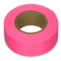IRWIN FLAGGING TAPE, 1-3/16 IN X 150 FT, PINK GLO