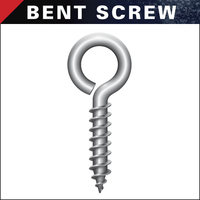 BENT EYE SCREWS