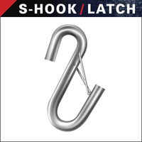 S HOOK WITH LATCH