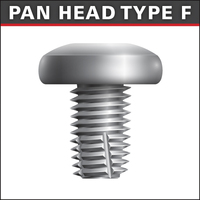 PAN HEAD MACHINE SCREW TYPE F