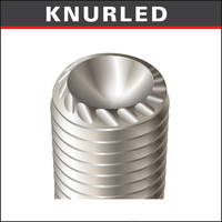 SOCKET SET SCREW CUP PT KNURLED