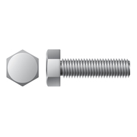 #10-32 X 1/2" HEX HEAD MACHINE SCREW ZINC