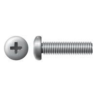 3/8"-16 X 2" PAN PHIL MACHINE SCREW ZINC