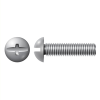 #8-32 X 2-1/2" ROUND PHIL MACHINE SCREW ZINC