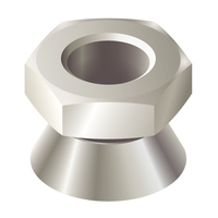 1/4"-20 BREAKAWAY NUT - ALUMINUM