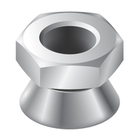 1/4"-20 BREAKAWAY NUT - ZAMAK