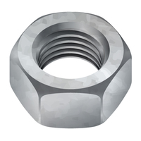 5/8"-11 HEX FINISH NUT - GALVANIZED