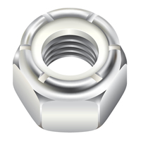 7/16"-20 NYLON LOCKNUT - ZINC