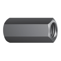 5/8-11 ROD COUPLING NUT PLAIN (2-1/8" LONG)