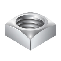 3/4"-10 SQUARE NUT - ZINC