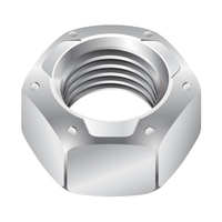 3/8"-24 STEEL LOCK NUT - GRADE C ZINC