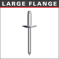 DOME RIVETS LARGE FLANGE