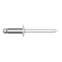 1/8" STAINLESS/STAINLESS .126-.187 COOL REGAL WHITE RIVET