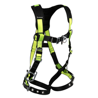 SAFEWAZE PRO FRONT D-RING FULL BODY HARNESS: 3D, MB CHEST, FD, TB LEGS L/XL